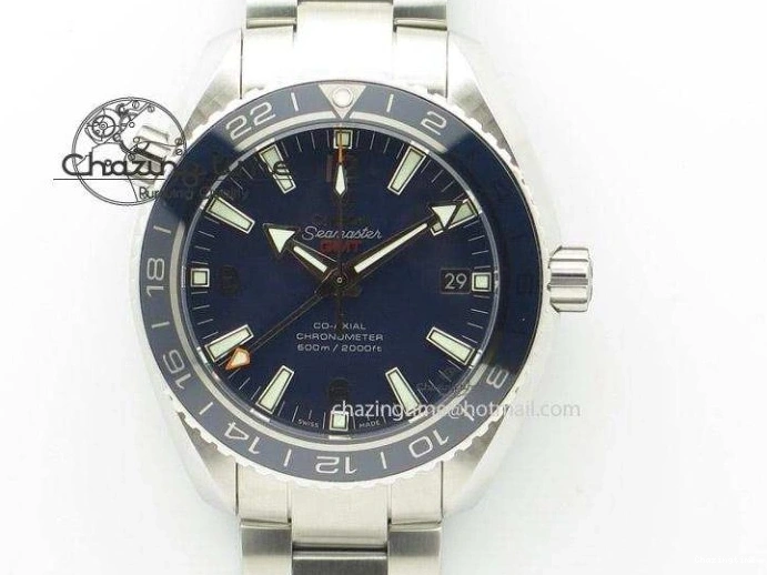 0227 Comfortable Planet Ocean 43.5mm SS VSF 1:1 Best Edition Black Orange Bezel Gray Dial on Nylon Strap A8900 Super Clone V 7730